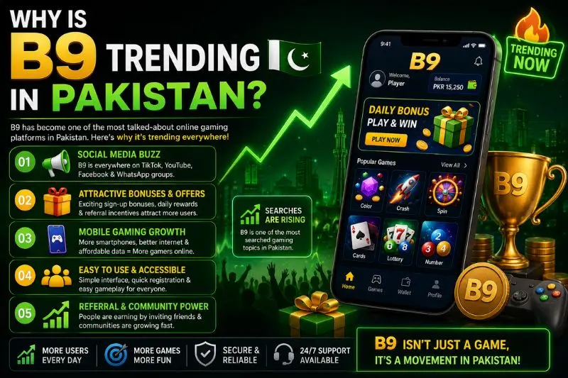 why is B9 trending in pakistan