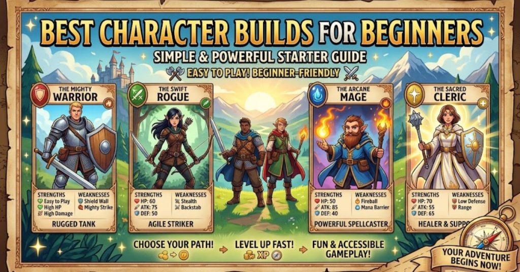 best character builds for beginners complete guide