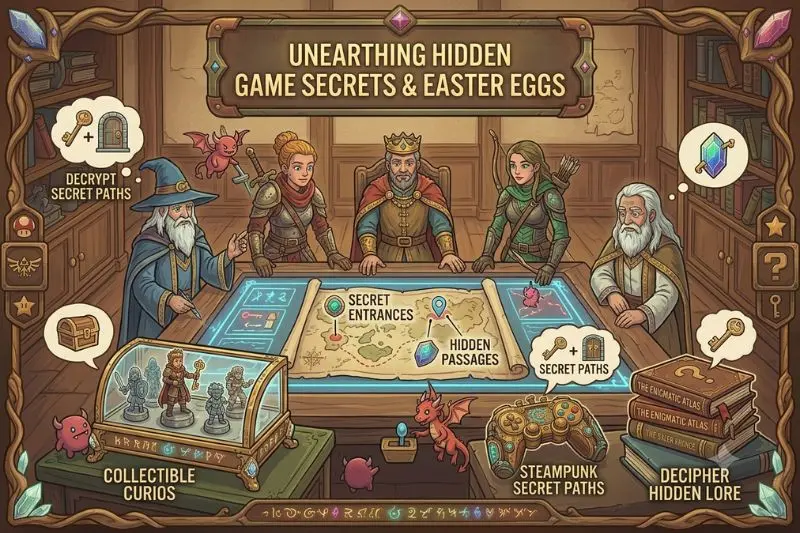 what are hidden secrets and easter eggs in games